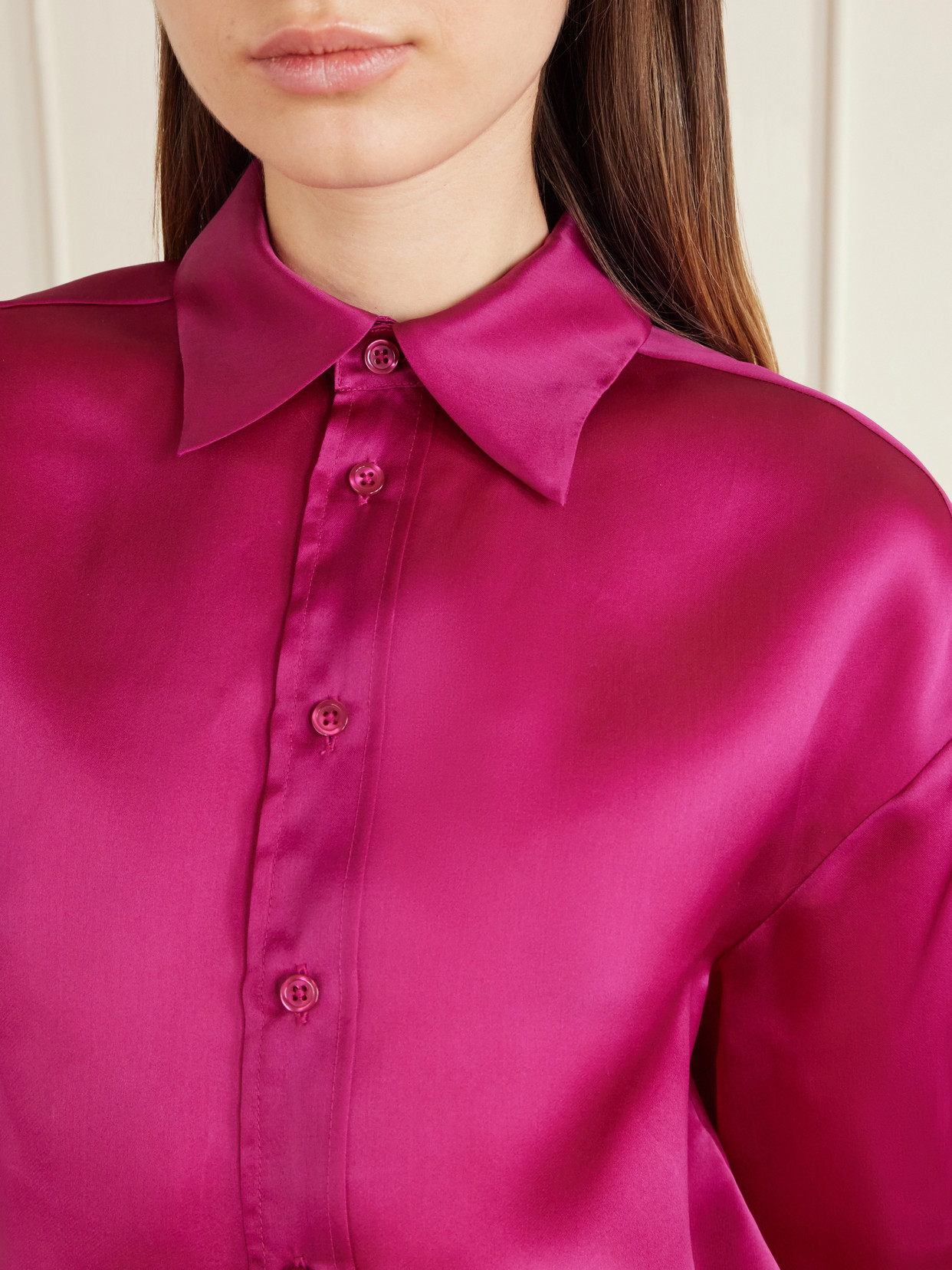Dani Silk-Organza Shirt