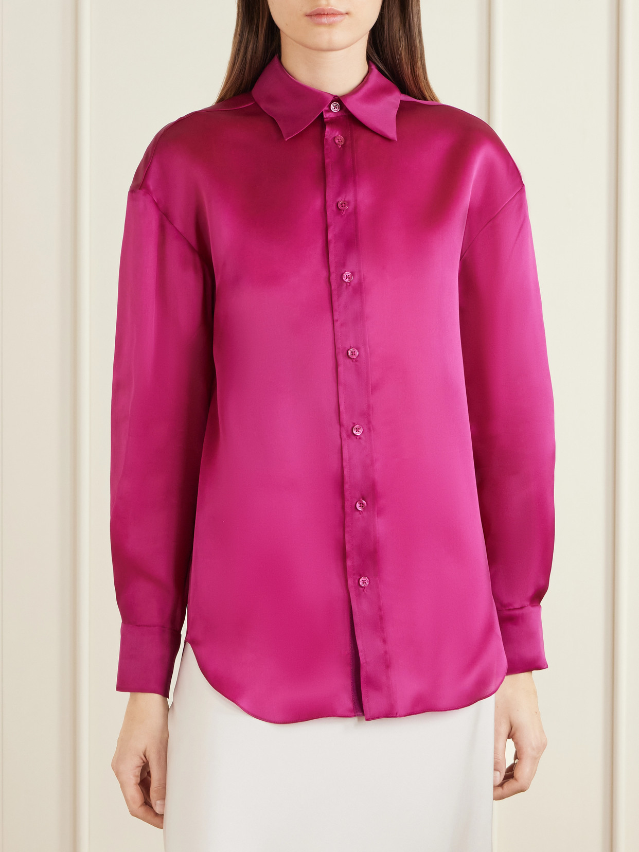 Dani Silk-Organza Shirt