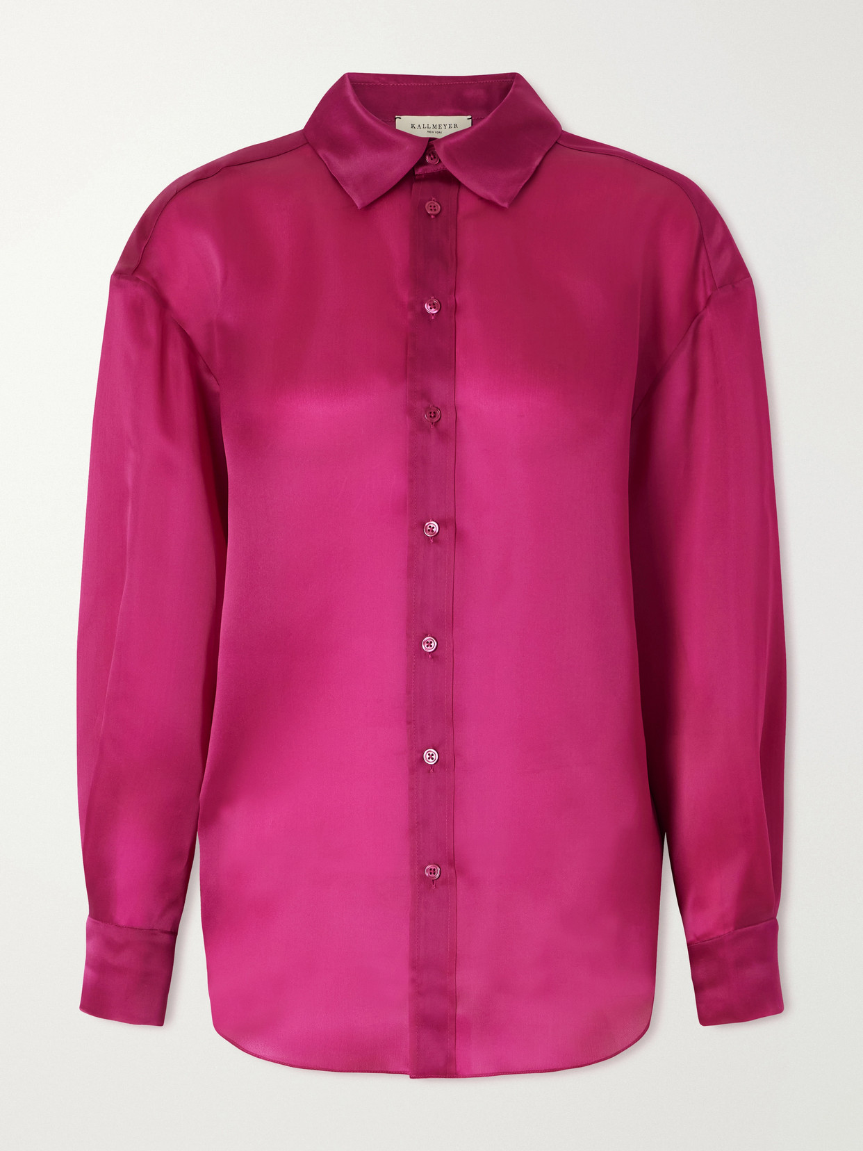 Kallmeyer Dani Silk-organza Shirt In Pink