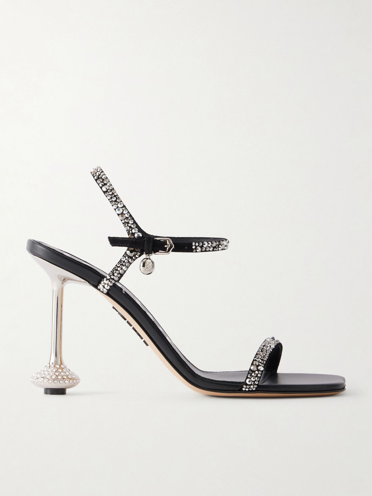 toy 90 crystal embellished leather sandals
