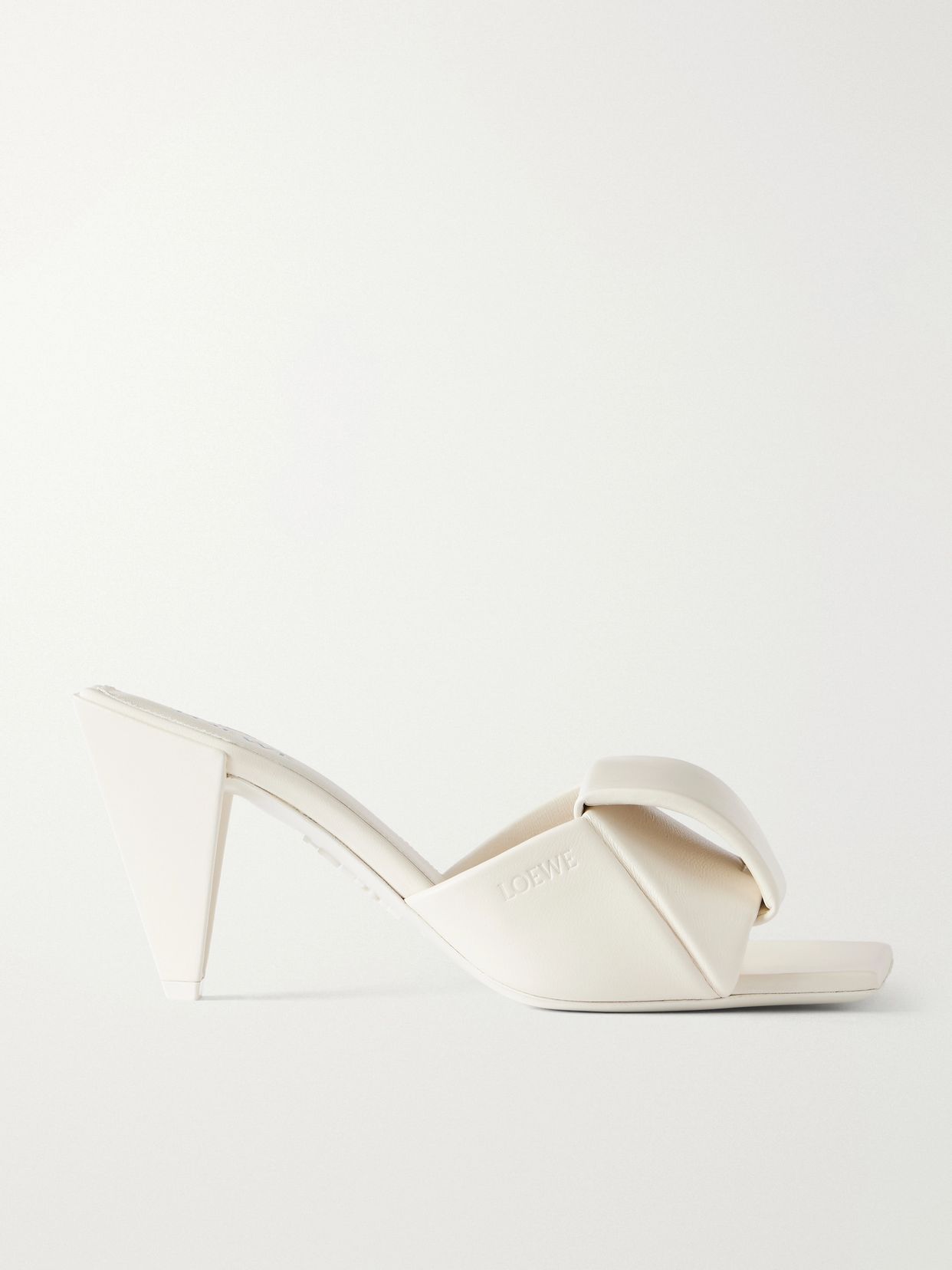 Origami Slide 85 leather sandals