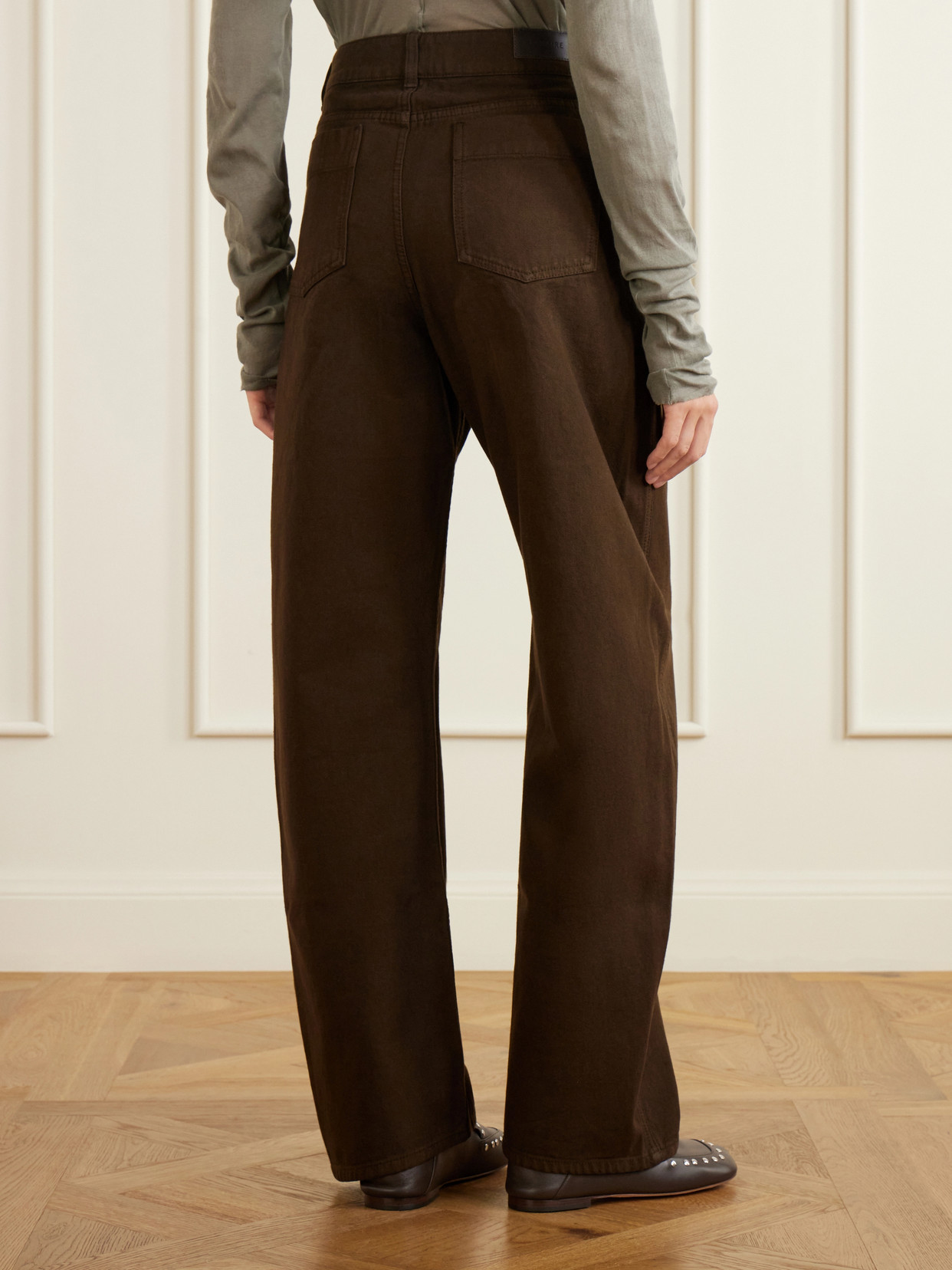 High-Waist Wide- Leg