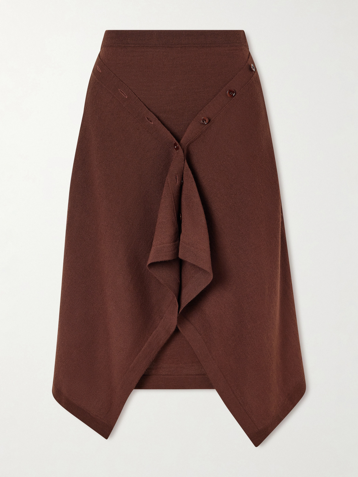 Wool-Blend Midi