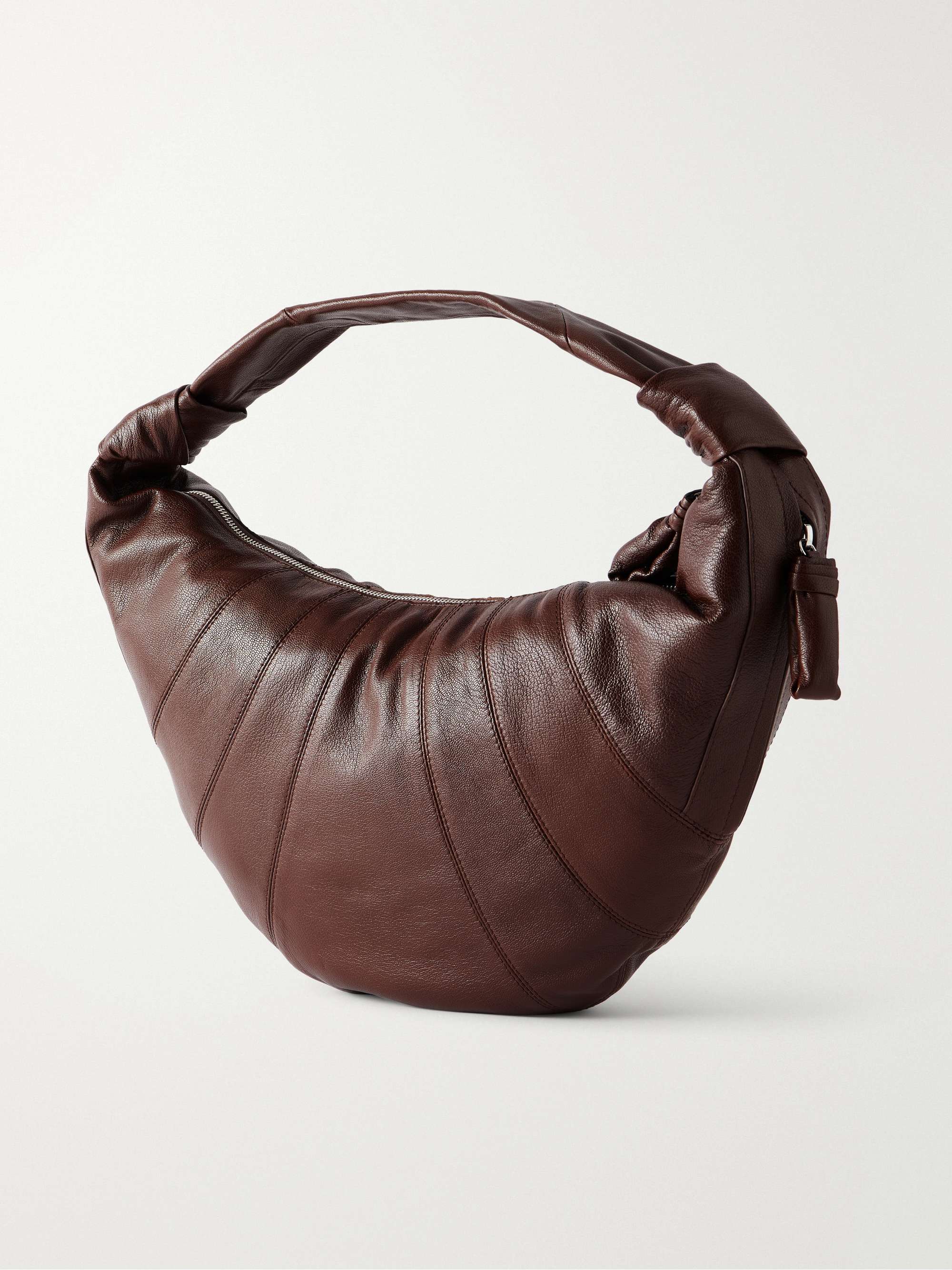 LEMAIRE Croissant paneled leather shoulder bag | NET-A-PORTER