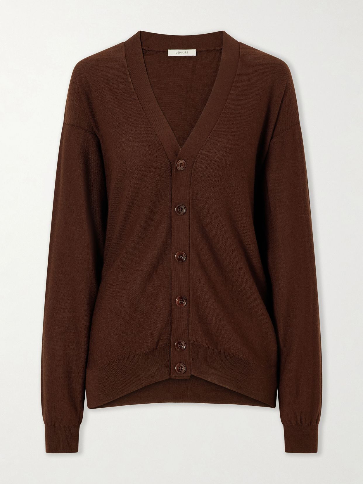 twisted wool blend cardigan