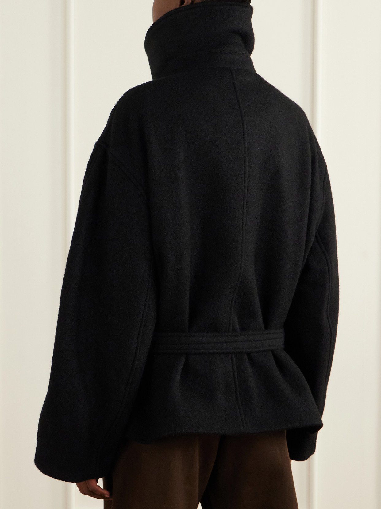 Belted Wool And Alpaca-Blend Coat