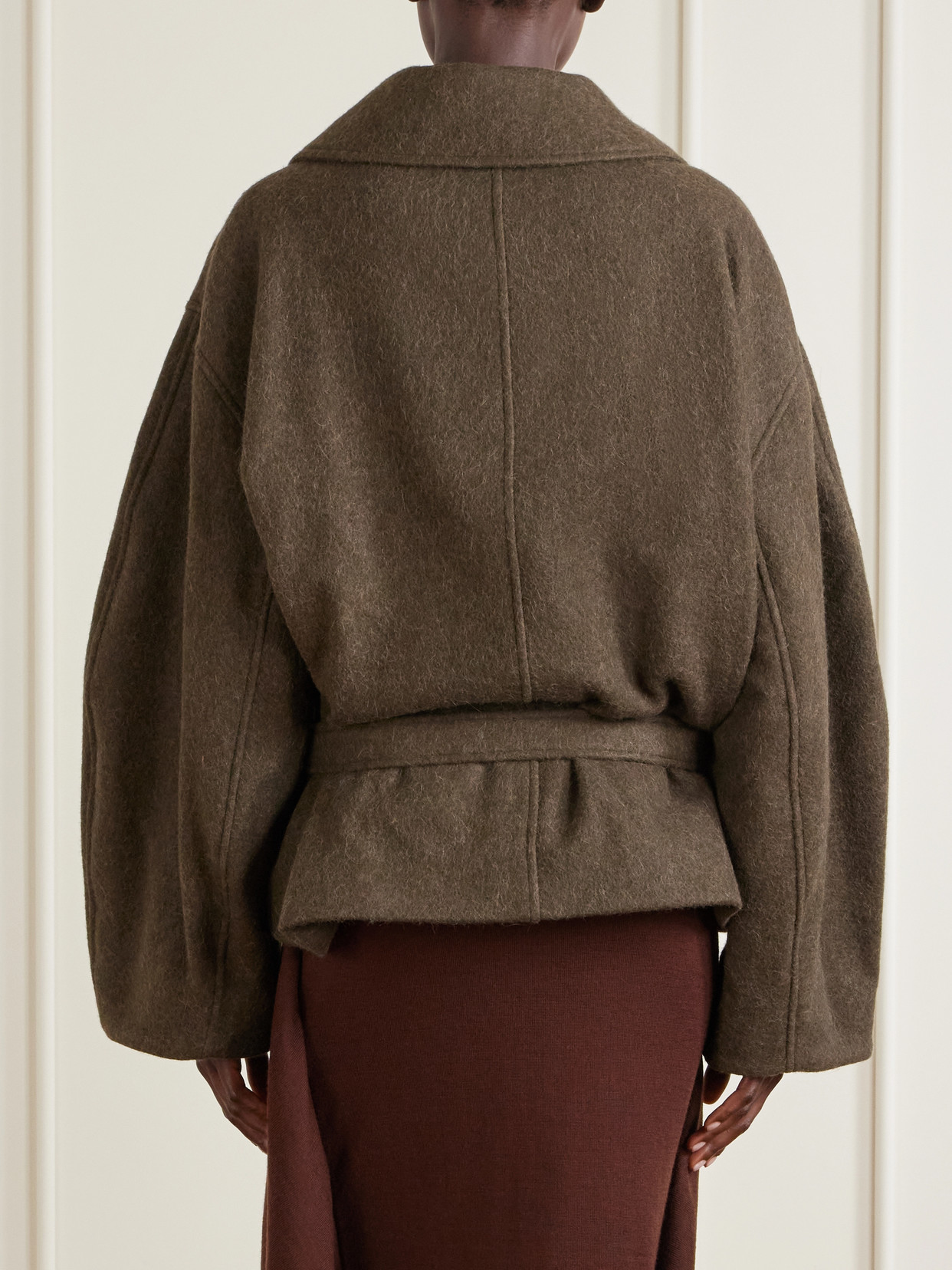 And Alpaca-Blend Coat