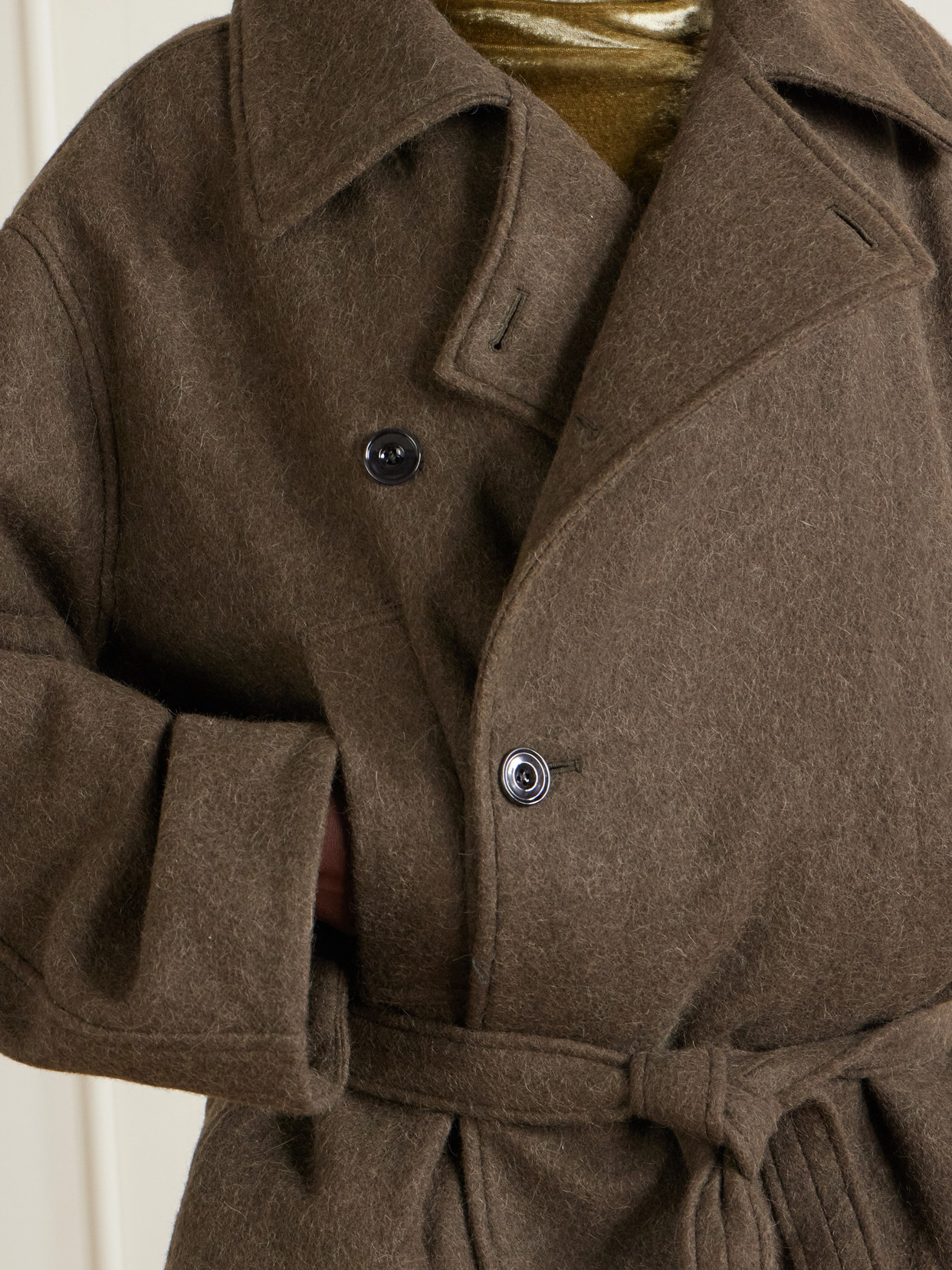 And Alpaca-Blend Coat