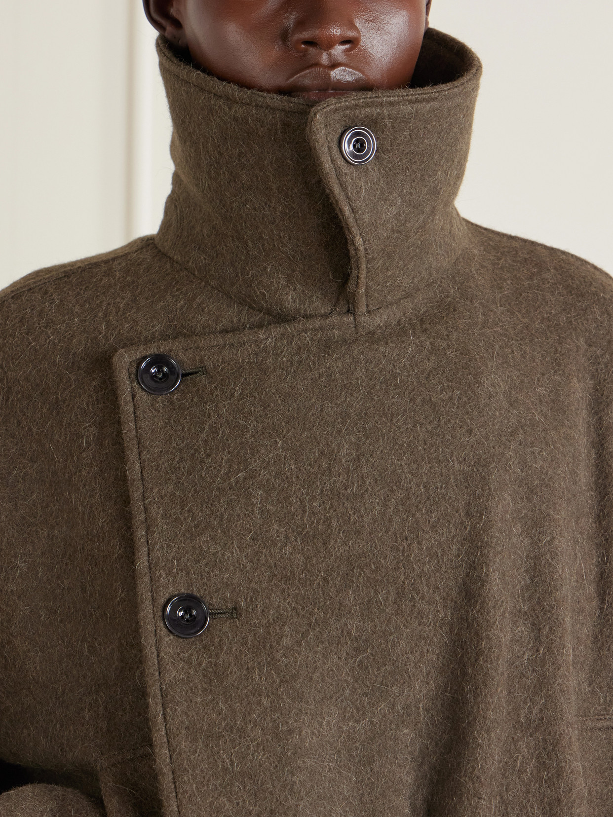 And Alpaca-Blend Coat