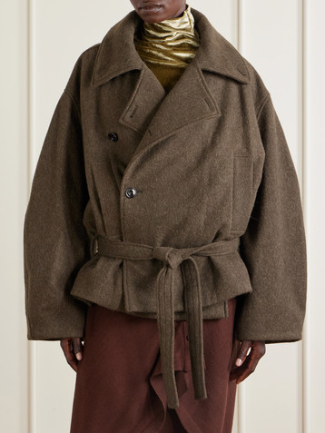 Lemaire Wool and alpaca-blend coat