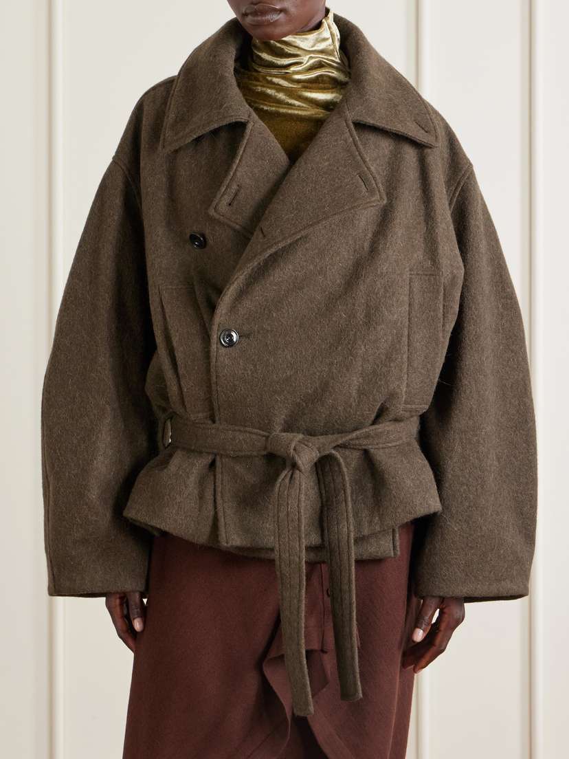 Lemaire Wool And Alpaca-blend Coat | Thumbnail 3