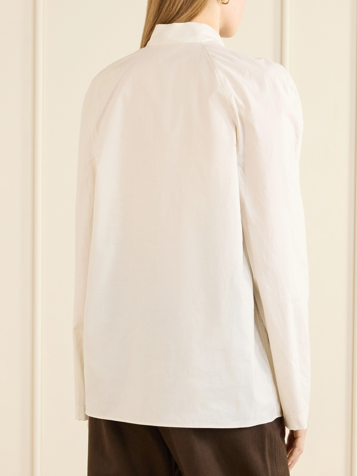 Ascot Cotton And Silk-Blend Shirt