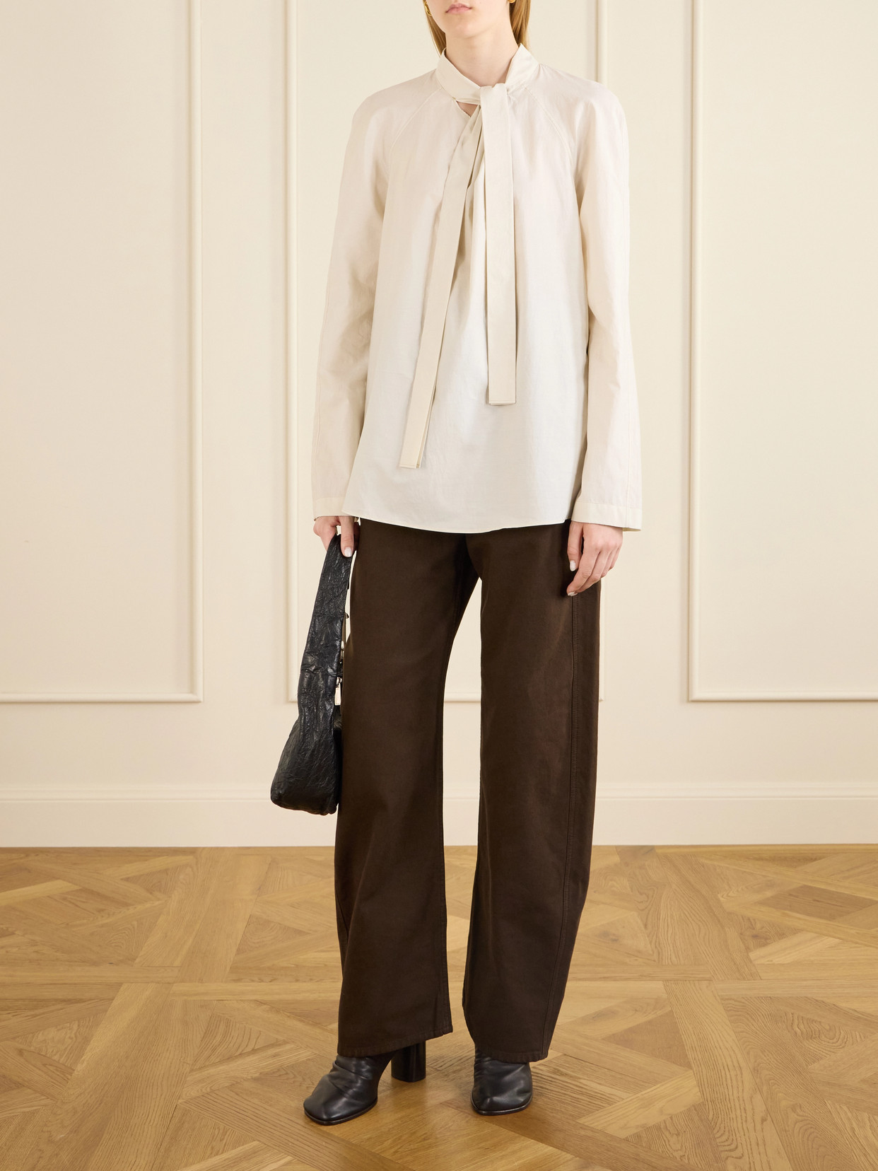 Ascot Cotton And Silk-Blend Shirt