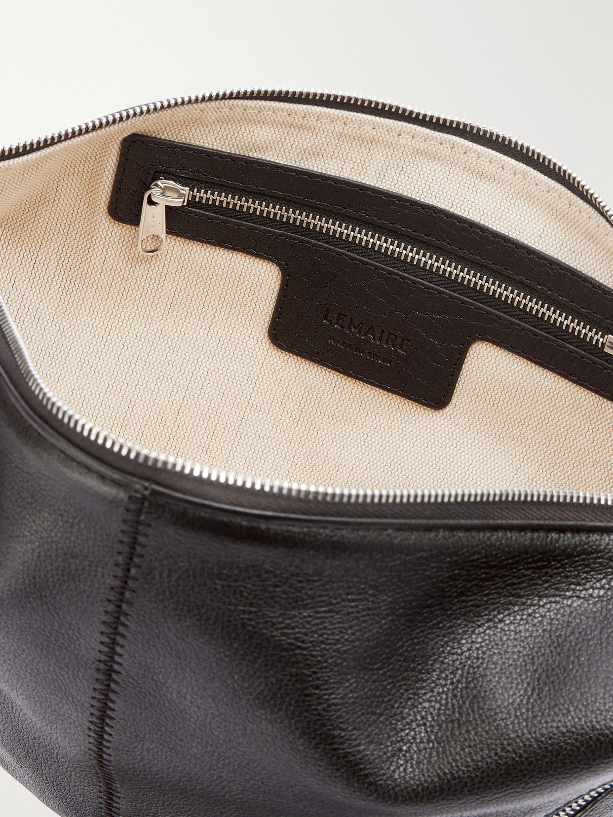 Quiver Clip Mini Paneled Full-Grain Shoulder Bag