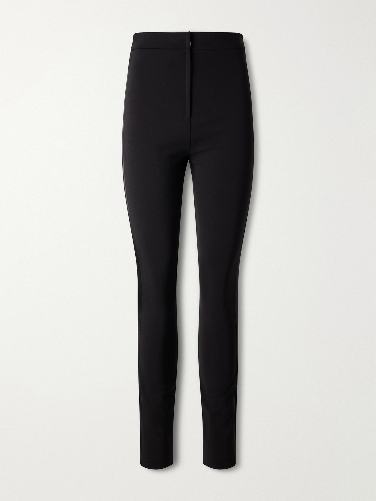 Dolce & Gabbana Stretch-jersey High-rise Pants In Black