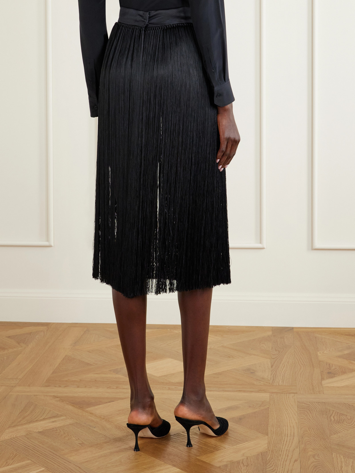 Fringed Midi
