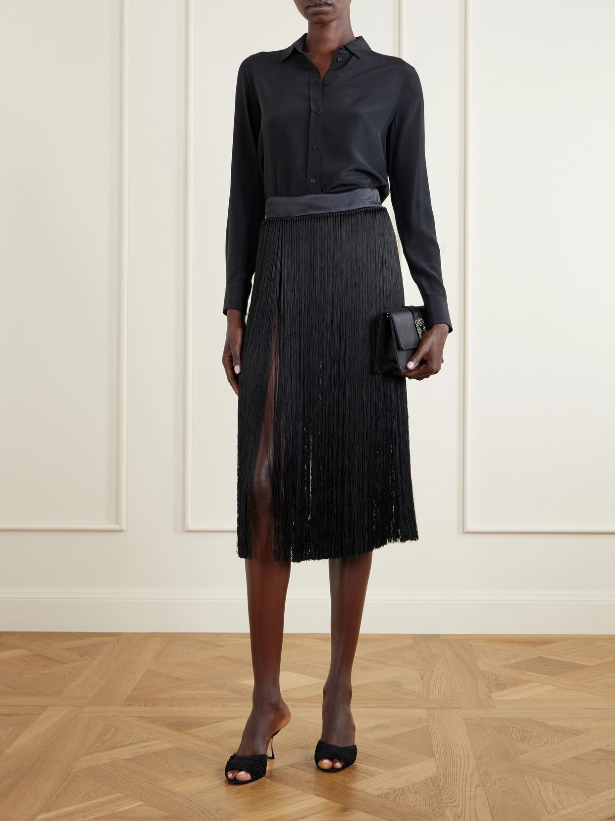 Fringed Midi