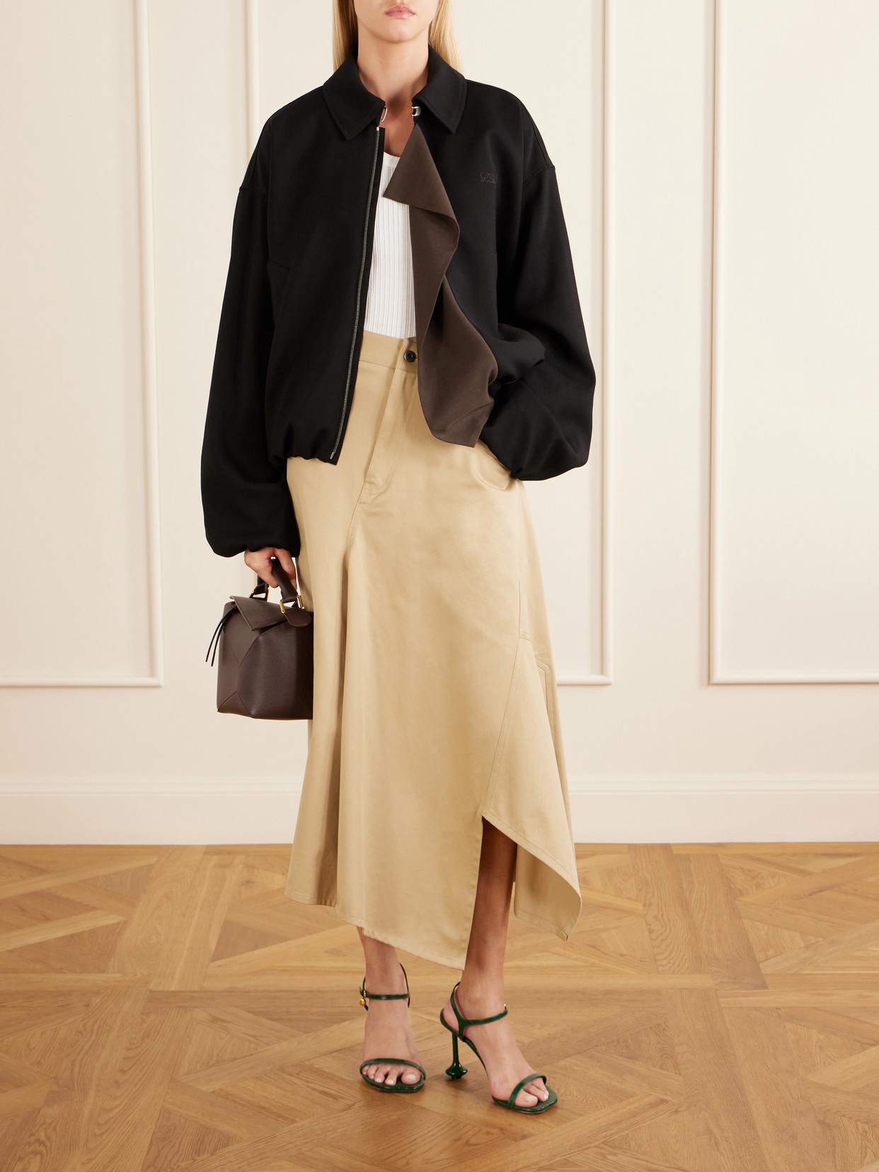 Loewe Twill-trimmed Shell Jacket In Multi