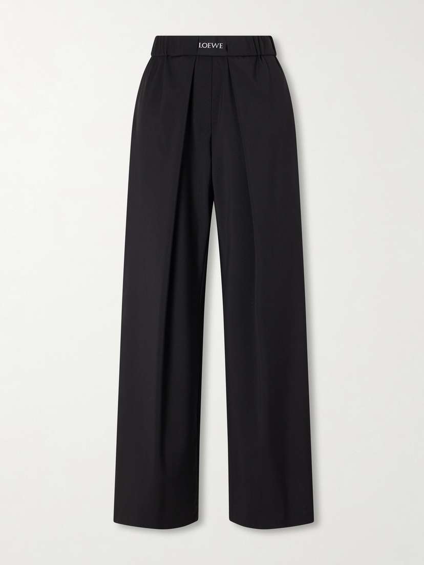 Loewe Pleated Wool Mid-rise Straight-leg Pants | Thumbnail 5 Loewe Pleated Wool Mid-rise Straight-leg Pants | Thumbnail 5