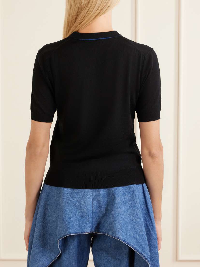 Loewe Anagram-embroidered Wool-blend Sweater | Thumbnail 3 Loewe Anagram-embroidered Wool-blend Sweater | Thumbnail 3