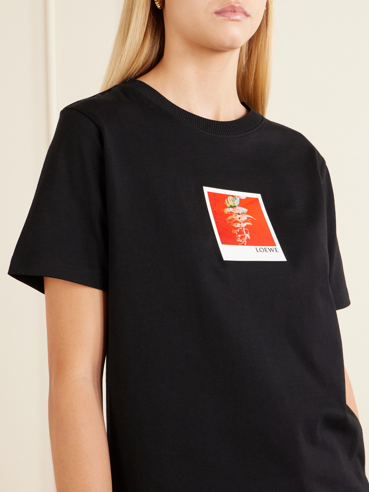 Appliquéd Cotton-Jersey T-Shirt