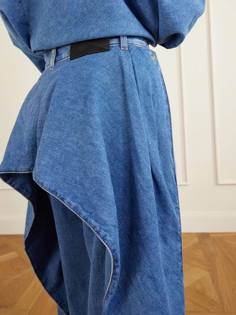 Loewe Draped Mid-rise Wide-leg Jeans | Thumbnail 5 Loewe Draped Mid-rise Wide-leg Jeans | Thumbnail 5