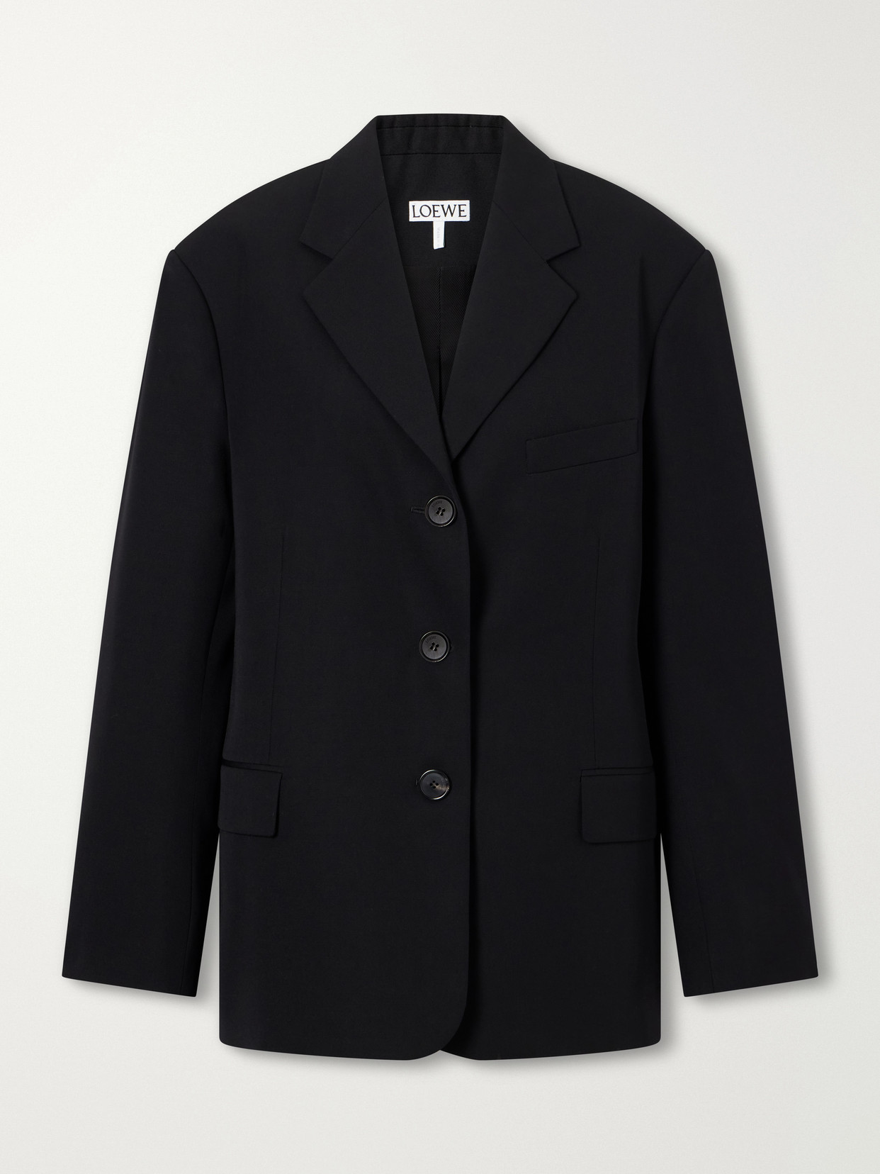 Loewe Wool Blazer In Black