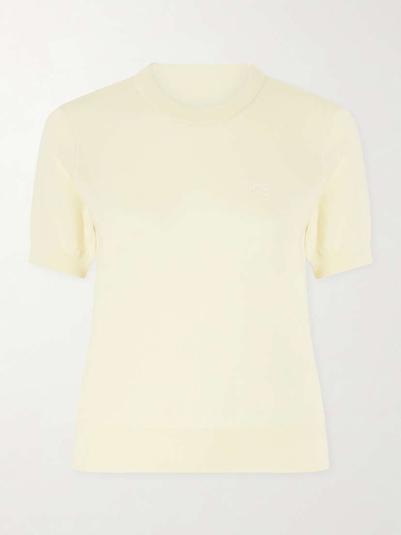Loewe Anagram-embroidered Wool-blend Sweater