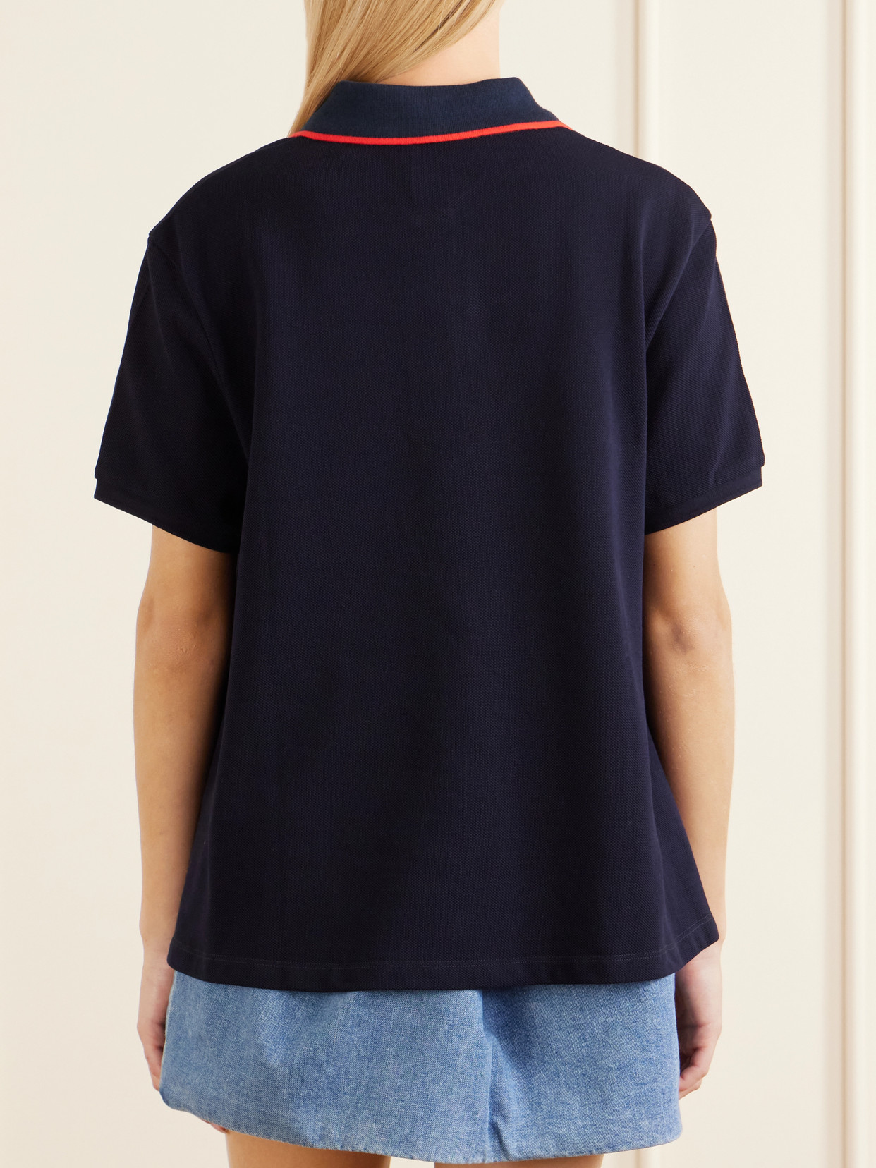 Logo-Embroidered Cotton-Piqué Polo