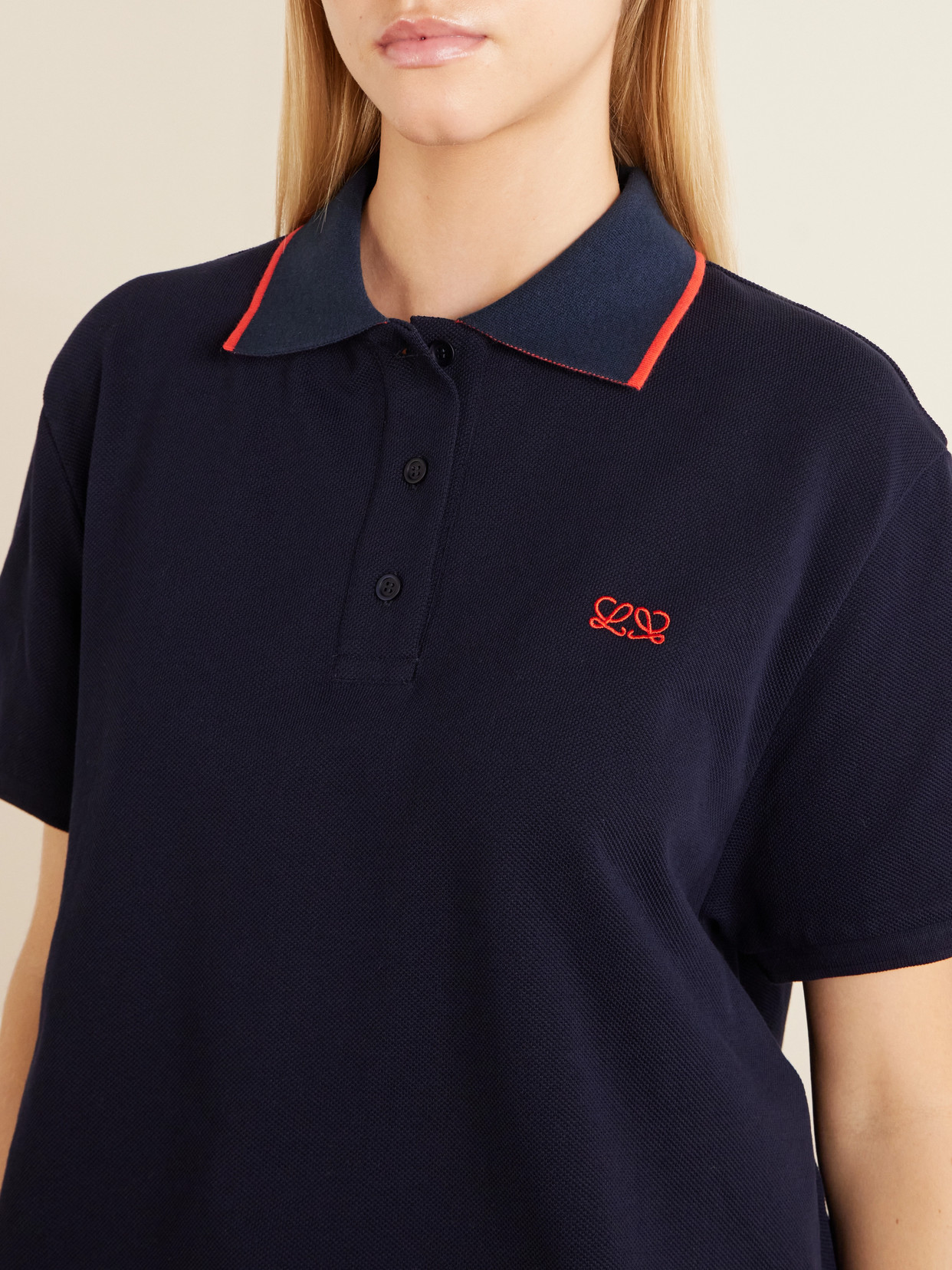 Logo-Embroidered Cotton-Piqué Polo
