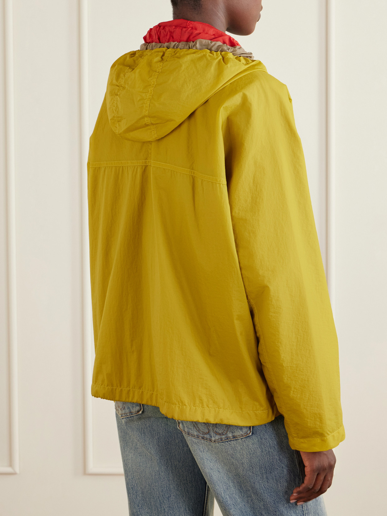 Layered Hooded Jacket