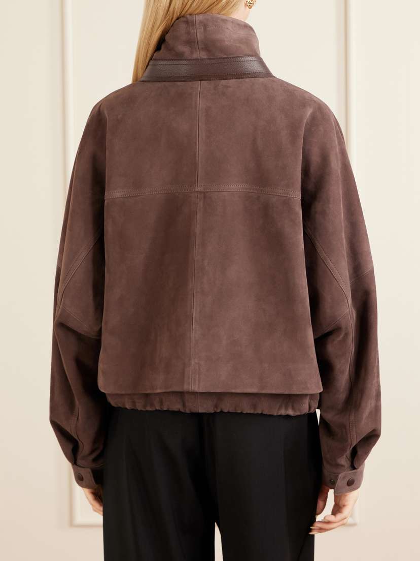 Loewe Anagram-embroidered Suede Jacket | Thumbnail 4