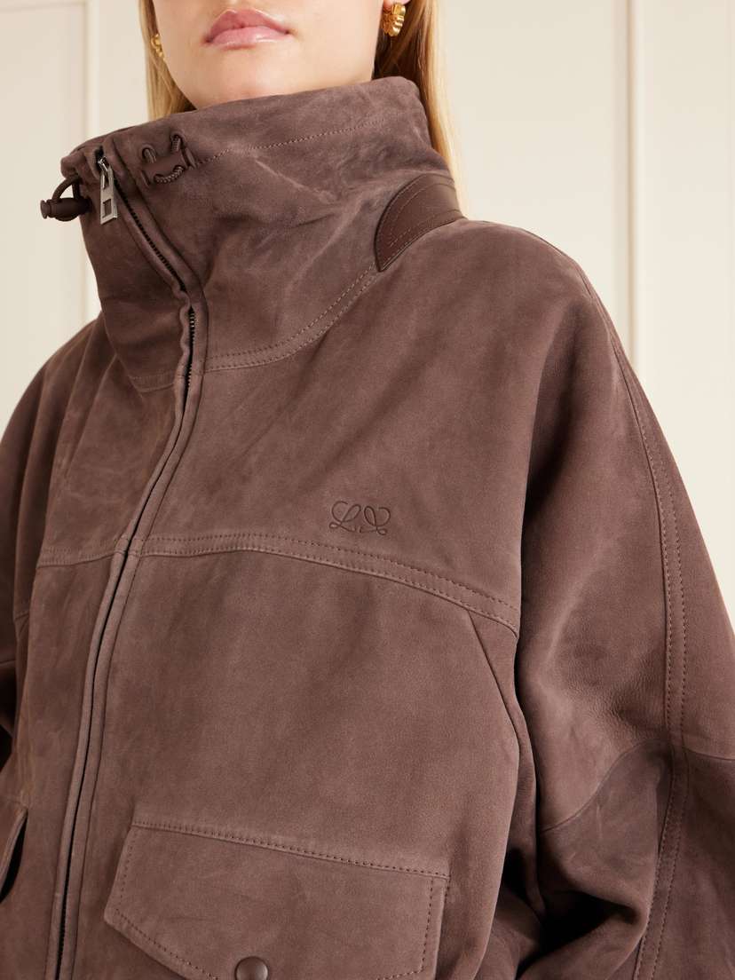 Loewe Anagram-embroidered Suede Jacket | Thumbnail 5