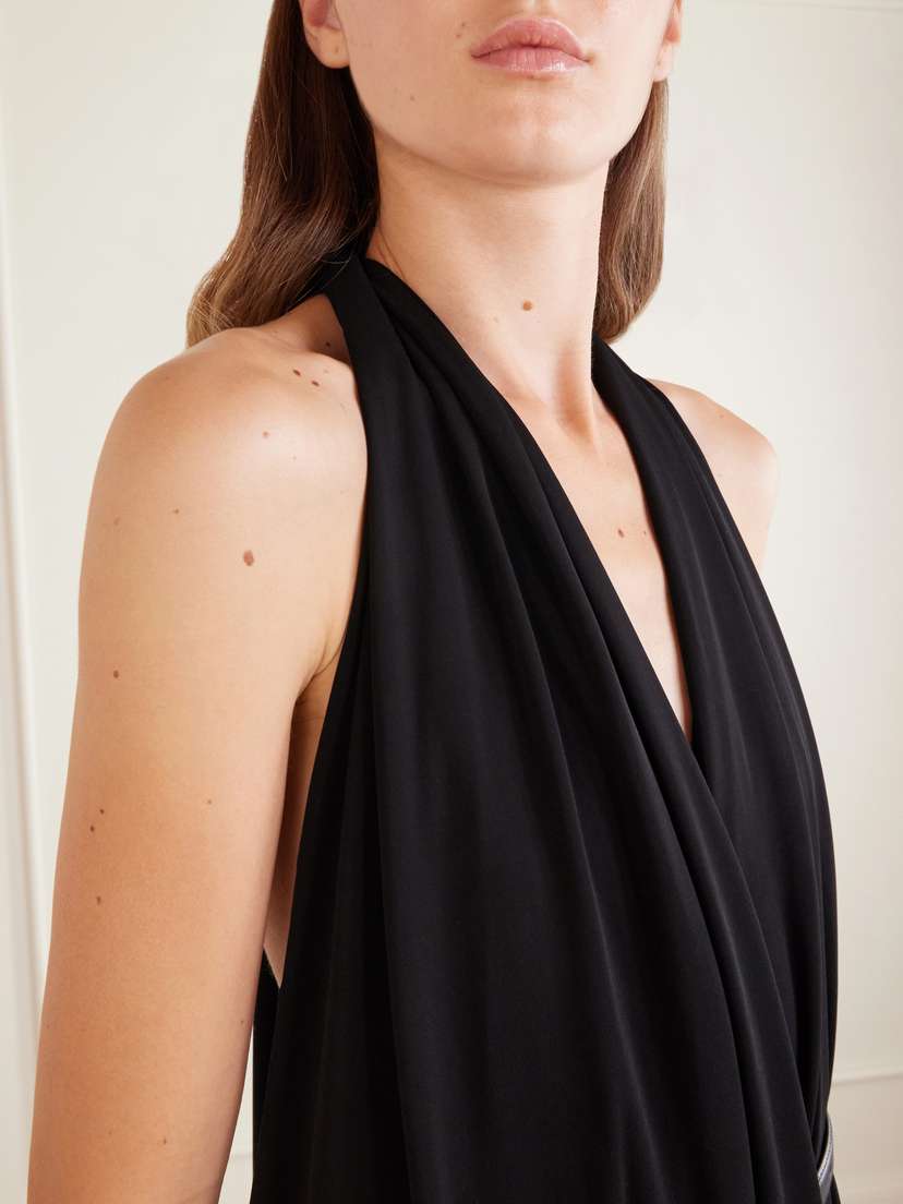 Loewe Draped Jersey Midi Dress | Thumbnail 4