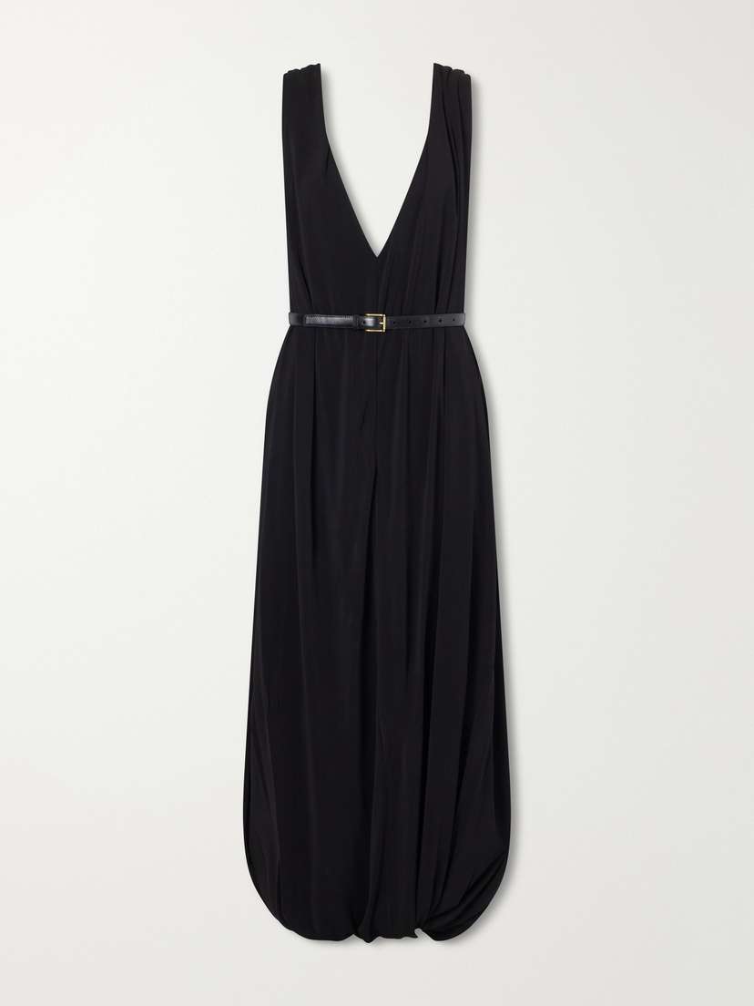 Loewe Draped Jersey Midi Dress