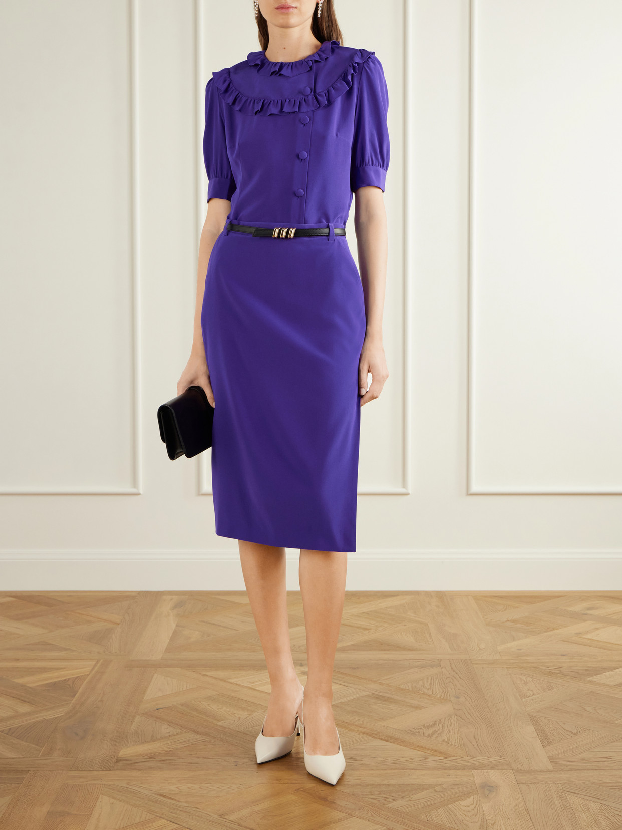 Silk-Crepe De Chine Midi