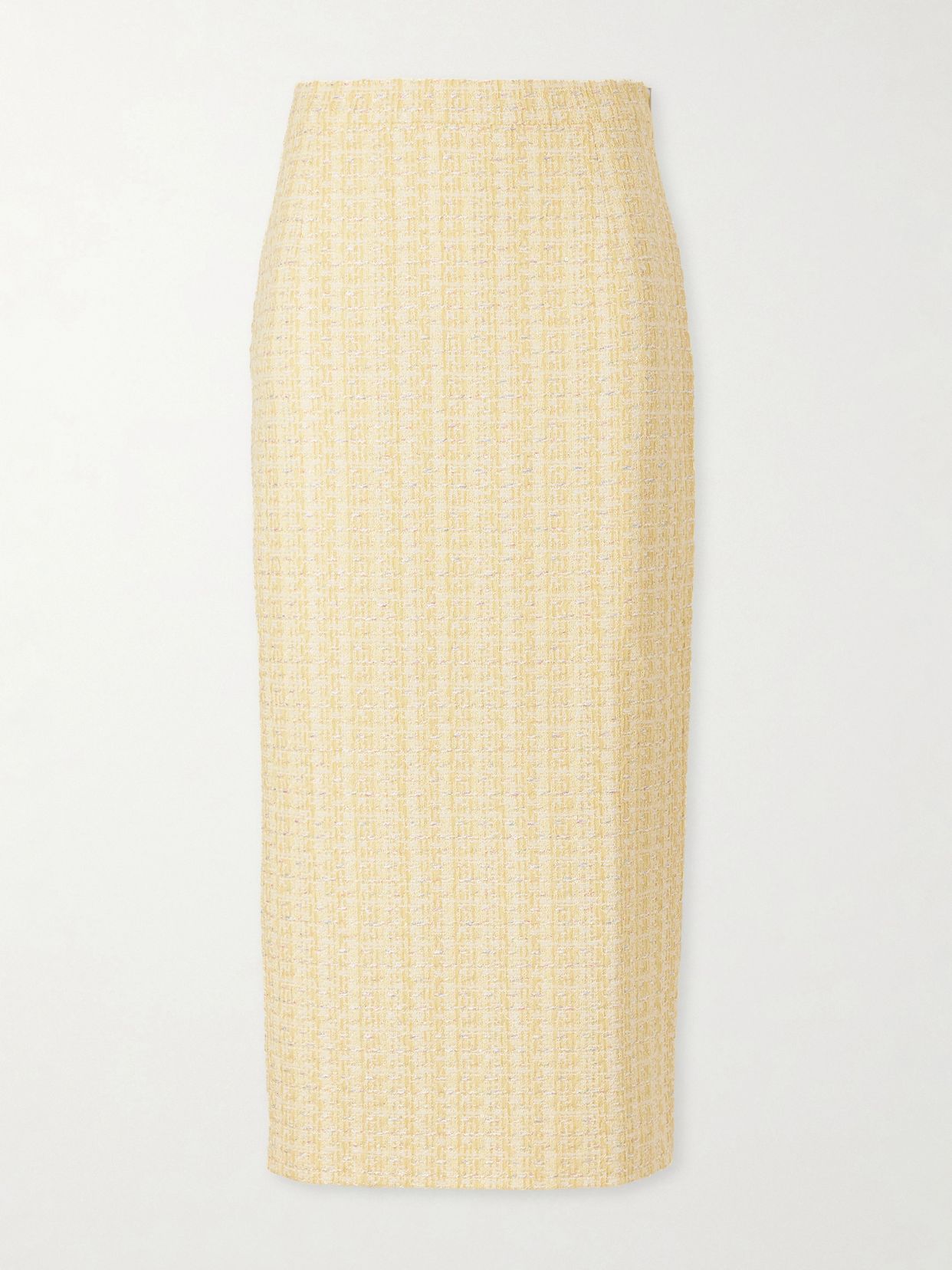 Tweed midi skirt