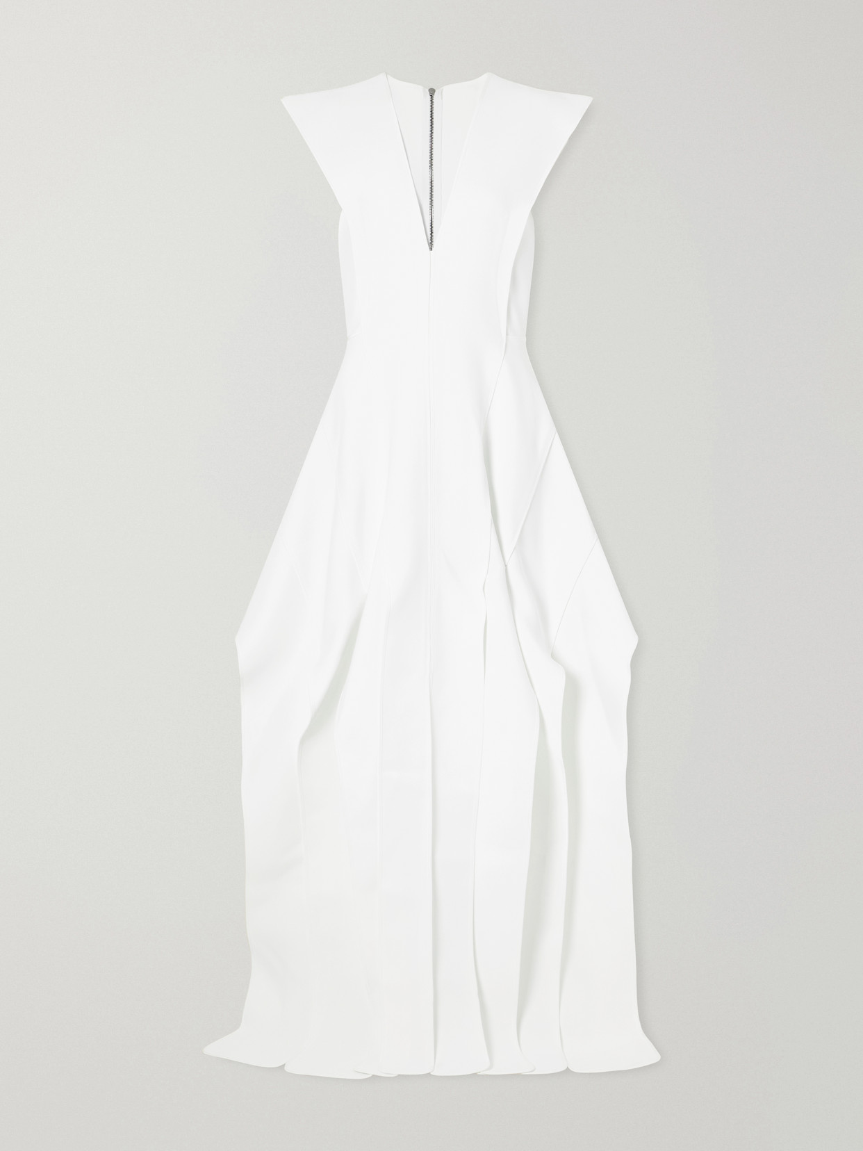 Maticevski Acumen Paneled Crepe Gown In White