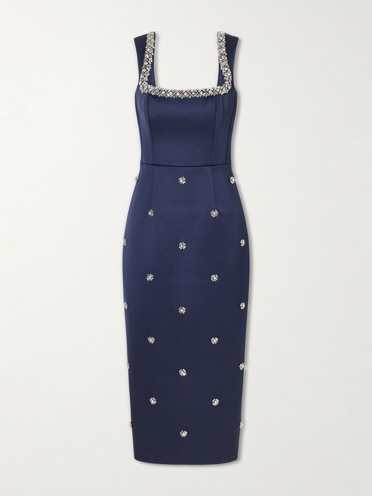 THE ATTICO Midi Satin Dress