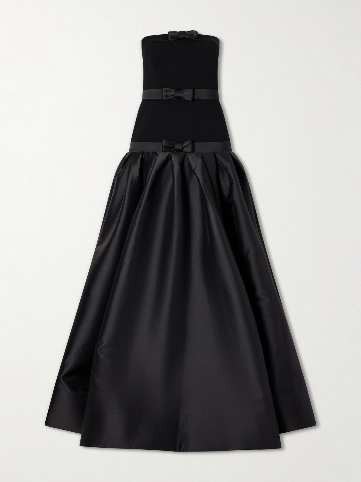 Rebecca Vallance - Zendaya Crepe And Satin Gown - Black