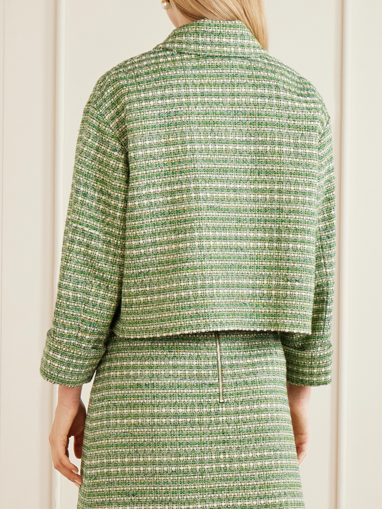 Cotton-Blend Tweed Jacket
