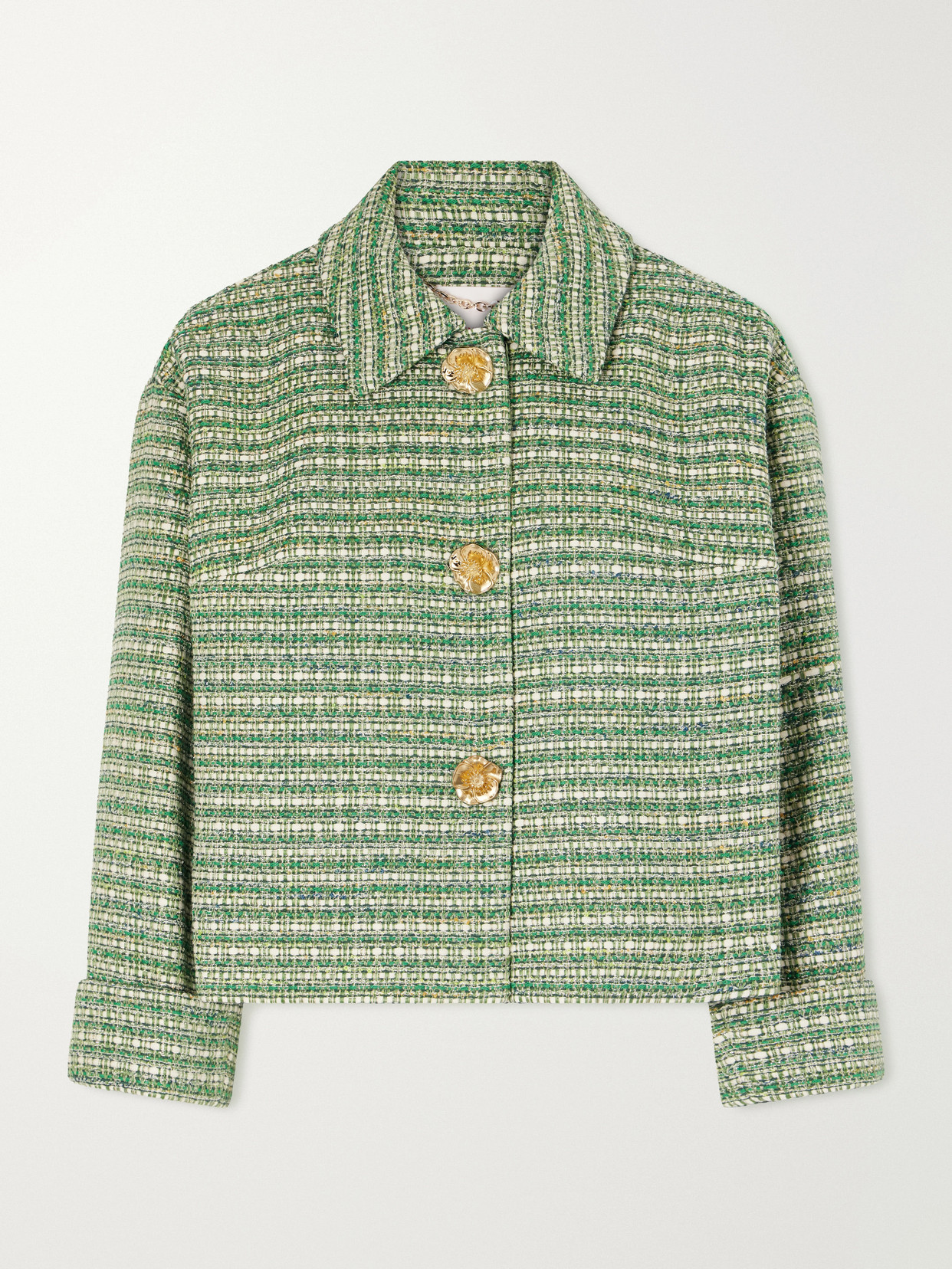 Cotton-Blend Tweed Jacket