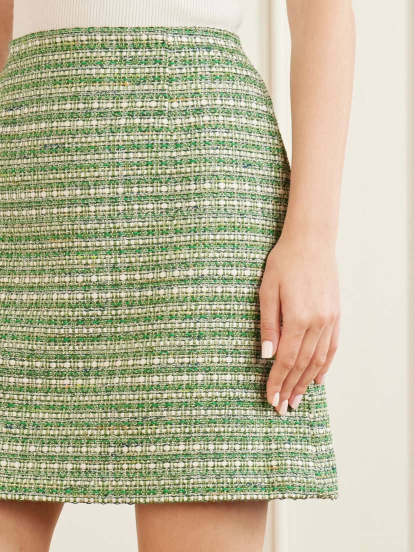 Carolina Herrera Tweed Mini Skirt | Thumbnail 5 Carolina Herrera Tweed Mini Skirt | Thumbnail 5