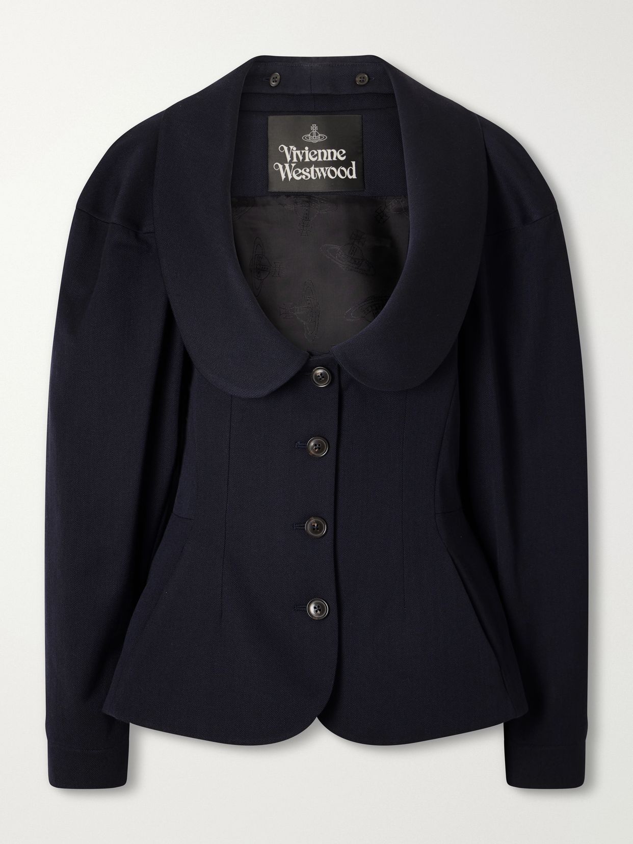 Bergere cotton and wool-blend blazer