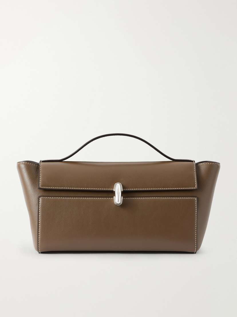 Savette Symmetry Trapeze Pochette Leather Tote | Thumbnail 7 Savette Symmetry Trapeze Pochette Leather Tote | Thumbnail 7