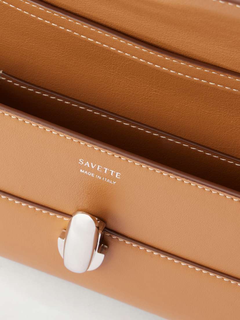 Savette Symmetry Mini Leather Shoulder Bag | Thumbnail 5