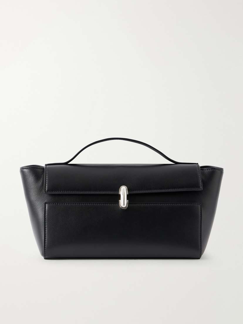Savette Symmetry Trapeze Pochette Leather Tote | Thumbnail 7