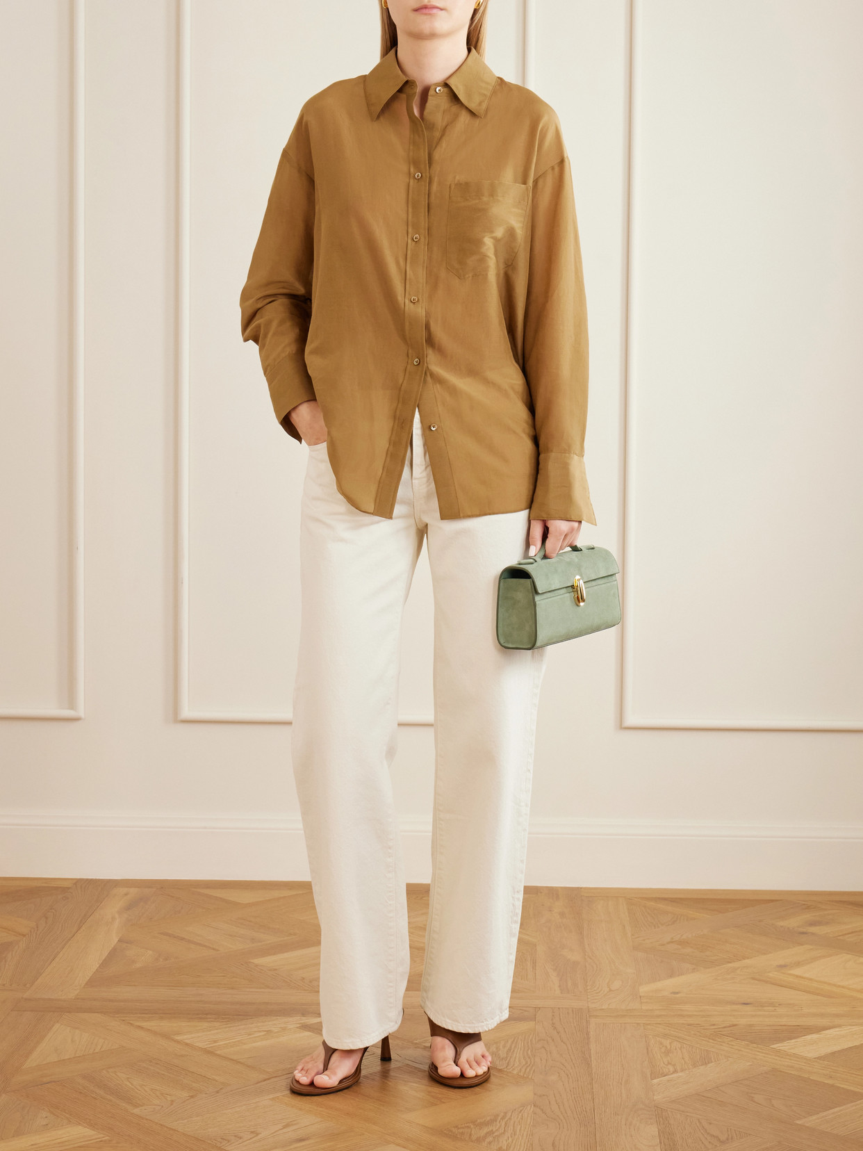 Symmetry Pochette Suede Tote