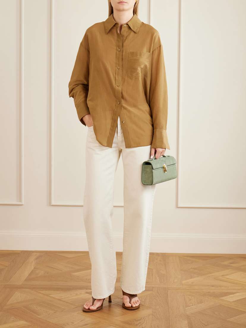 Savette Symmetry Pochette Suede Tote | Thumbnail 3