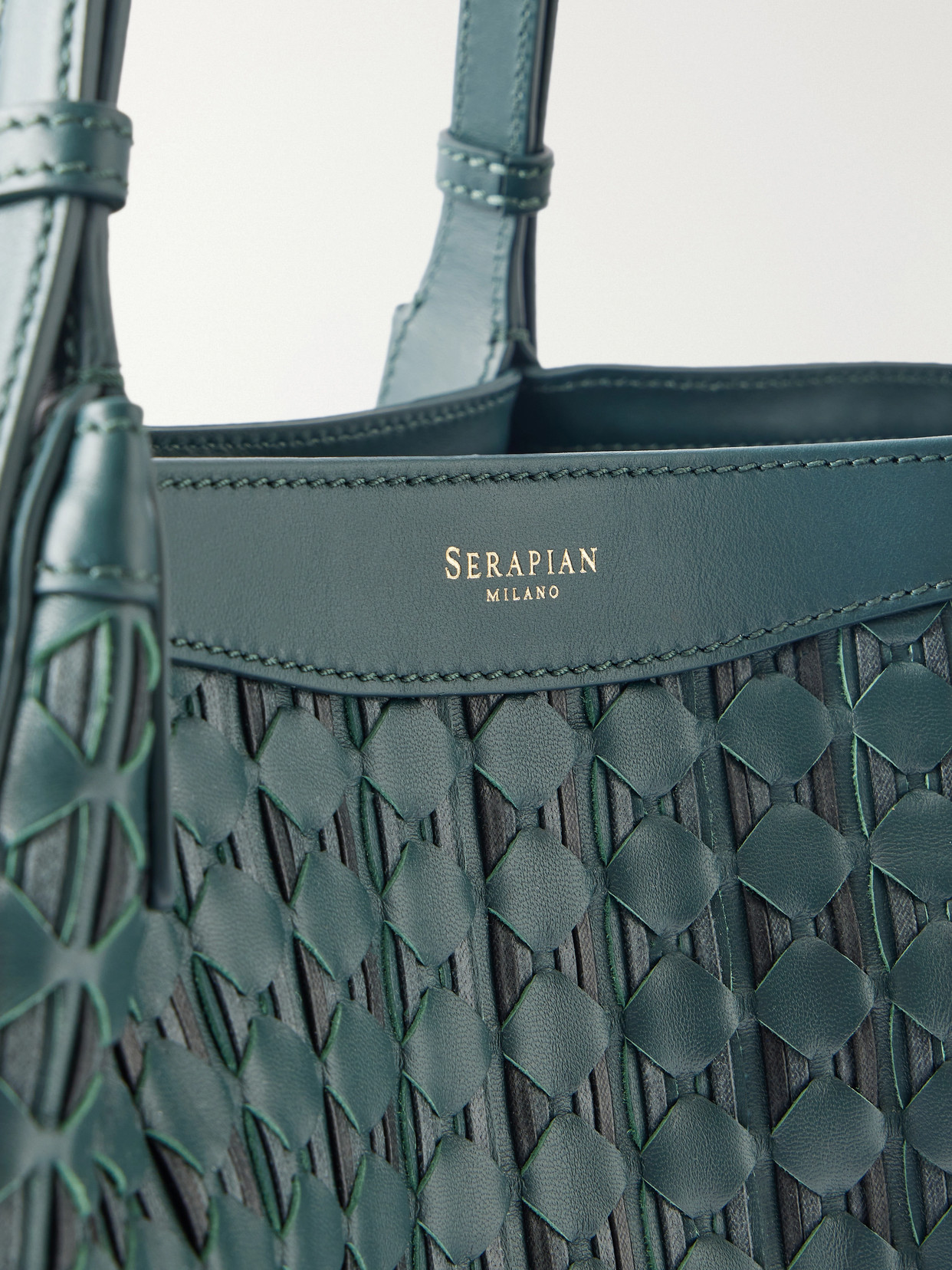 Secret Mosaico Leather Tote